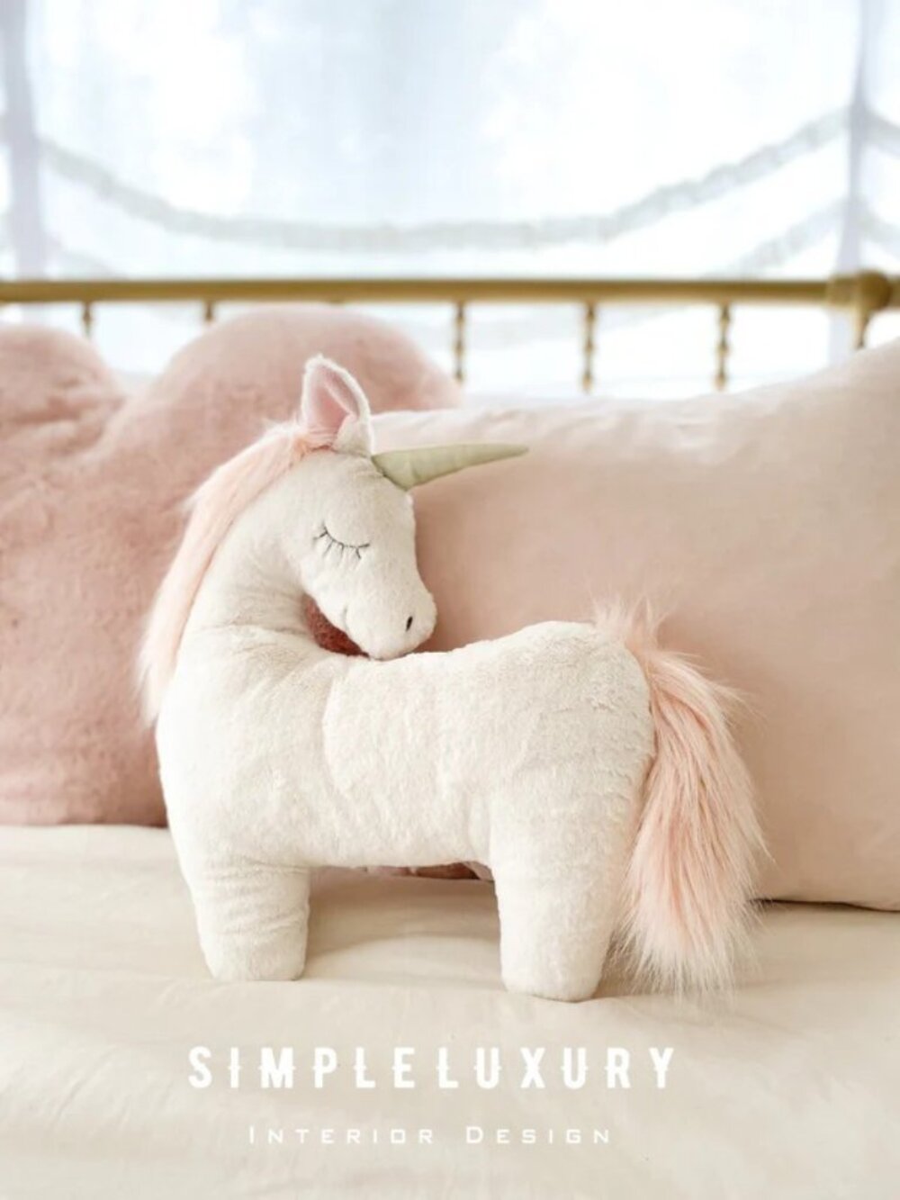 MON AMI Dreamy Unicorn Accent Decor stuffed animal-13 in